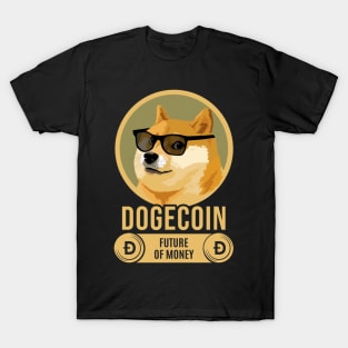 Dogecoin Shiba Inu Crypto The Future of Money Cryptocurrency Crypto Lover T-Shirt